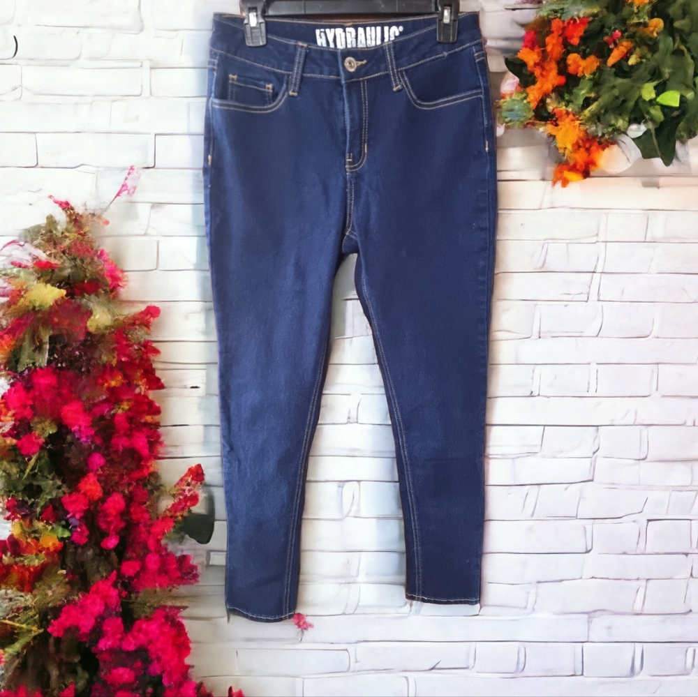 Hydraulic Dark Denim High Waisted Jeans